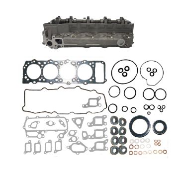 Complete Cylinder Head Assy & Full Gasket Set Mitsubishi Engine 4M40