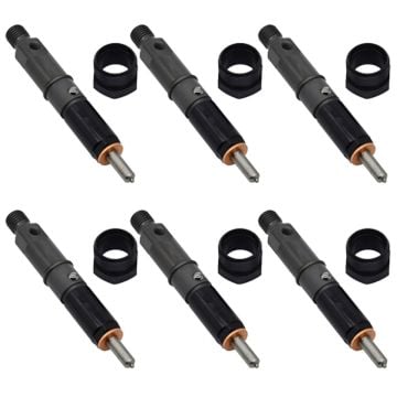 6 PCS Fuel Injector J919322 For Case International Harvester IH