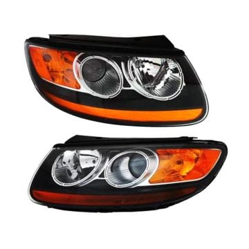 Headlight Set 921010W050 For Hyundai