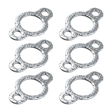 6Pcs Exhaust Gasket 24 041 49-S For Kohler Engine CH18 CH20 CH22 CH23 CH25 CH26 CV17 CV18 CV19 CV20 CV22 ECH630 ECH650 ECH680 ECH730 ECH740 KT715 KT725 KT730 KT735