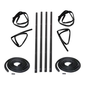 10PC Rubber Door Window Weatherstrip Seal Kit KD1002-10A For Dodge