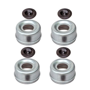 4Pcs Relube Dust Caps For Trailer