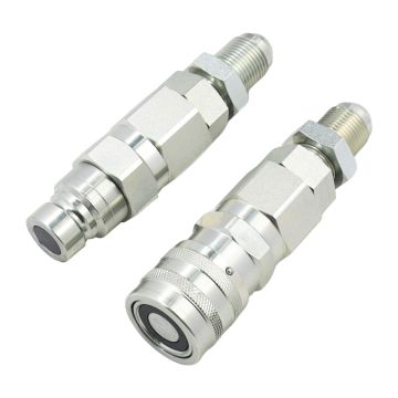 #10 JIC Thread 1/2" Hydraulic Quick Connect Coupler TL24 For Bobcat