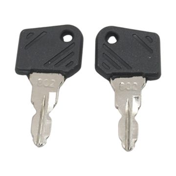 2Pcs Ignition Key 0039730404 For Linde