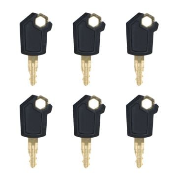 6Pcs Ignition Key 5P8500 for Caterpillar