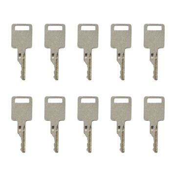 10Pcs Ignition Keys 6693245 For Bobcat