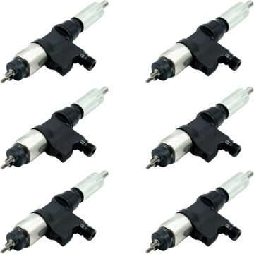 6 Pieces Fuel Injector 095000-6382 095000-6384 8-97609790-2 8-97609790-4 for Isuzu
