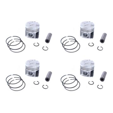 4 Pcs Piston and Rings STD 297-3080 2973080 for Caterpillar
