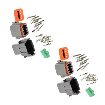 2 Set 8 Pin Electrical Wire Connector Plug Kit DT04-8P DT06-8S