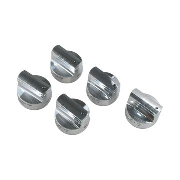5 Pcs Oven Range Burner Knob W10858251 W11101439