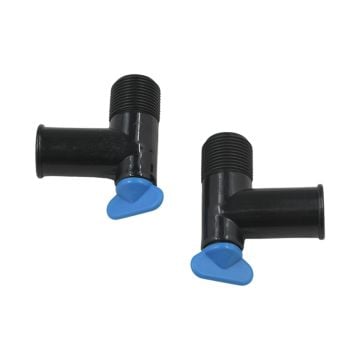 2 Pcs Manifold Drain Plug Elbow Kit 22-862210A01 For MerCruiser