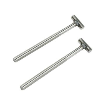 2 Pcs T-Bolt Steel Screws 070428Z