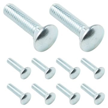 10 Pcs 3/8-16 x 1-1/2 Flat Countersunk Bolts 014973239763