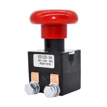 48V 125A Electric Pallet Truck Emergency Stop Switch 1115-510008-00 For Big Joe 