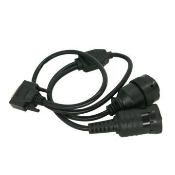 Connector Cable with 14Pin+9pin 457-6114 Diagnostic Adapter Tool ET-III Cable Excavator Spare Parts