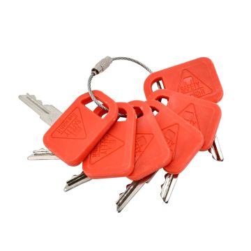 6PCS Ignition Keys T209428 John Deere Skid Steer 326D 328 328D 332 332D 323D Compact Track Loader CT315 319D CT322 323D 329D CT332 Cart 240 250 260 270 280 313