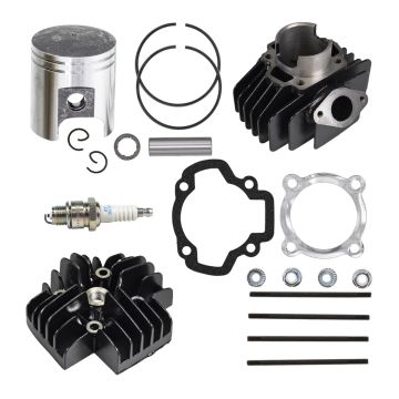 44mm Cylinder Piston Ring Top End Rebuild Kit 36R-11111-00-00 Yamaha Motorcycle PW50 60CC 1981-2009 PW60 1981-2009 QT50 60CC 1979-1987 ATV YF60S 4-Zinger 1986 YT60 Tri-Zinger 1984-1985 YT60L 1984