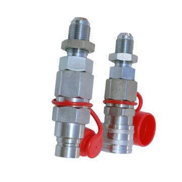 Hydraulic Quick Connect Coupler Set FEM-502-10BMF FEM-501-10BMF Bobcat  New Holland Case Gehl
