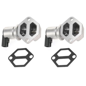 2 Idle Air Control Valve Motor IAC IACV Gasket 862998 18-7701 1300-36067 Mercruiser Engines V6 V8 ECM 555 2001 3.0L 4.3L 5.0L 5.7L MPI 4.3L ALPAH BRAVO EFI SKI HORIZON 6.2L MX BLACK SCORPION 8.1L HO 8.2L MIE 350 MAG 377 496 Sierra 18-7701