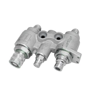 4BD4FH Hydraulic Flat Face Quick Coupler Bobcat Case Skid Steer Loader R130 SR150 SR160 SR175 SR200 SR210 SR220 SR240 New Holland Skid Steer Loader L225 L221 L228 L223 L230