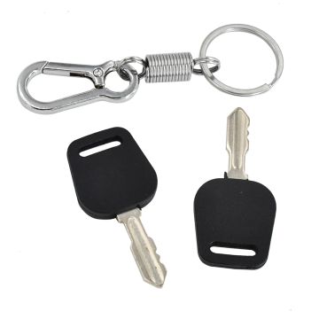 2PCS Ignition Switch Keys 140401 140402 140403 532140401 532140402 532140403 042-9000-00 430-694 11219532 14 04-01 532 14 04-02 532 14 04-03 John Deere Tractor 102 105 115 125