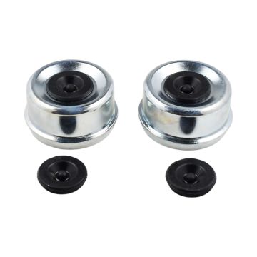 Buy 2PCS 2.72" Trailer Axle Wheel Hub and Bearing Dust Cap For E-Z Lube Caps Online