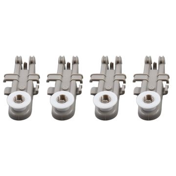 4Pcs Upper Rack Wheel WP8268743 Whirlpool KitchenAid Kenmore Dishwasher