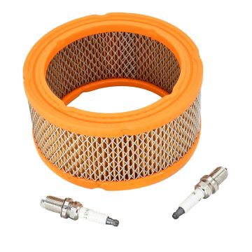 Buy Air Filter with Spark Plugs 0C8127 For Generac GN410 GTH760 GTH990 V-Twin 760cc 990cc Engines 12-18 KW Air-cooled Generator Online