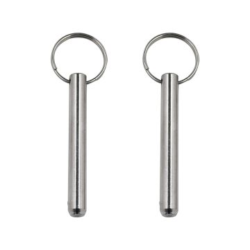 Buy Long Quick Release Pin Diameter 3/8"(9.5mm) Usable Length 2.4"(61mm) Overall Length 3"(76mm) for Bimini Top Boat Tops And Support Poles Deck Hinge Shipbuilding Ship Outfitting online