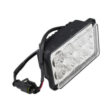 LED Headlight KV26918 KV13708 KV13709 9844417 9844418 John Deere 240 250 260 270 Case 410 420 420CT New Holland C175 C185 C190 L120 L125 L140 Skid Steer Loader