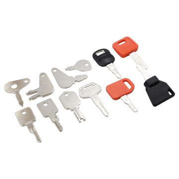 Buy 12PC Ignition Key Set For Caterpillar Komatsu Case Hyster Bobcat JCB Terex Murray Massey Ferguson Online