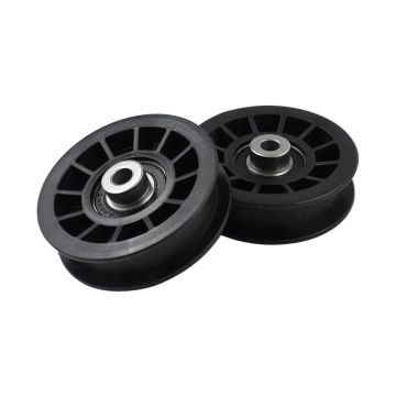 Flat Idler Pulley 2Pcs 110-6775 Toro Lawn Mower Z4200 Z4202 Z4220 Z4235 Z5000 Z5020 Z5030 Z5035 Z5040 23510 33510 71254 71255 725058046 725058056 725058066 725058086 74360 74363 74365 74366 74370

