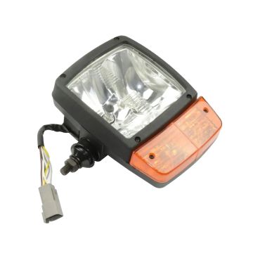 Headlamp 42T-06-23150 Komatsu Wheel Loader WA65-5 WA90-5 WA100M-5 WA70-6 WA65-6 WA70-5 WA100M-6 WA90-6 WA80-5 WA80-6 WA70-7