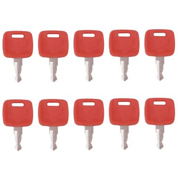 10Pcs Ignition Keys RE183935 For John Deere 