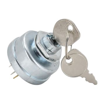 Ignition Starter Switch K1122-62110 Kubota T1460 T1570 T1670 T1760S T1870S T1880AU2 T2080 T2090BR T1460S T1560 T1560S T1770S T1880 T2080AU2 T2290KW T2290KWT T2380 T2380AU2 ZG20F John Deere STX38 STX46