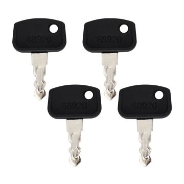 4Pcs Ignition Key PL501-68920 Kubota Zero Turn Mower ZD1011 ZD1021 ZD1211 ZD1211L ZD1211R ZD1211RL ZD1511LF ZD1511RL ZD1511RLF ZD221 ZD321 ZD321N ZD323 ZD326HL