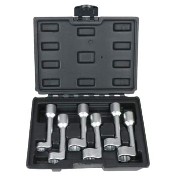 6PCS 12pt 1/2" Dr L-Type Diesel Injector Line Socket Wrench Set 12 14 16 17 18 19mm BMW Vehicles Audi Vehicles Most Diesel Engines Cars Trucks Tractors Large Agricultural Vehicles Yachts Fishing Boats Motorboats Helicopters 