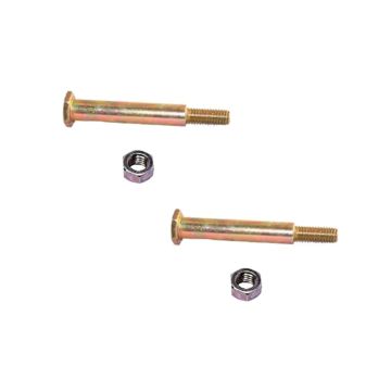 Wheel Bolts and Lock Nuts 712-04065 Husqvarna Poulan Craftsman 73930600 532137644 532184218 MTD Cub Cadet Bolens Troy Bilt White Yard Machine 712-04065