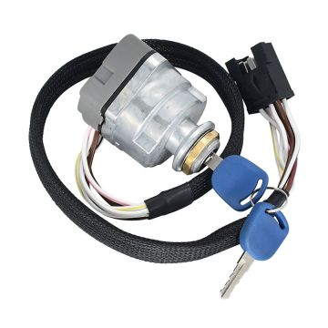 Ignition Switch with 2 Keys 81864288 New Holland Tractor 5640 6640 6640O 7740 7740O 7840 7840O 8160 8240 8260 8340 8360 8560 T6.120 T6.140 T6.150 T6.155 T6.160 T6.165 T6.175 T6010 T6020 T6030 T6040 T6050 T6060 T6070 T6080 T60906640O