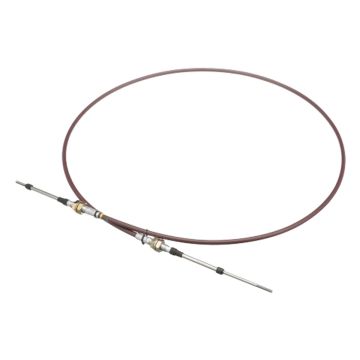 Fuel System Straight End Throttle Cable 72 Inch 87340754 380021A1 87330325 Case Backhoe Loader 580M, 580M Series II, 580M Series III, 580N, 580N Series III, 580SM, 580SM Series II, 580SM+ Series II, 590SM, 590SM Series II
