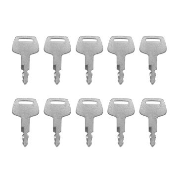 10PCS Ignition Keys 41307-00007 For Bobcat 