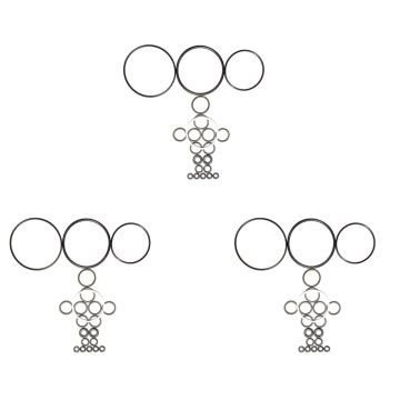 3 Sets O-Rings Complete Rebuild Kit 246355 Graco Fusion Air Purge AP Spray Gun