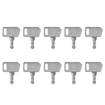 10Pcs Ignition Key 14644 Terex Generation 7 Articulated Dump Truck ADT Tennant Sweeper S20 Ditch Witch Trencher & Heavy Equipment Benford Roller Bomag Dumpers Belle Premier XT