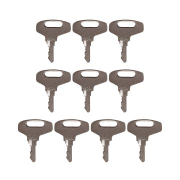 10 PCS Ignition Keys 66711-55240 Kubota B Series Tractor B20 B5100 B6100 B6200 B7100 B7200 B5200D B6200D Generator GL-3500 GL-4500S GL5500S G-6500S