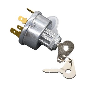 Ignition Switch With 2 Keys 92086719 92 086 719 9208 6719 Compatible With Ingersoll Rand Compressor P140WP HP355 XP380 P400 7/31 7/41