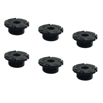 6 Pcs Engine Oil Pan Drain Plug 11137605018 For BMW