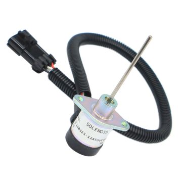Cut off Solenoid 1503ES-12A5SUC9SCG28 1503ES-12A5SUC9SCC28 SA-5019 SA5019-12 SA-5157 SA-4668-S 25-38109-05S Kubota 05 06 Series Engine CT4-134DI 134DI V2203-DI Carrier Vector 1800 1800MT