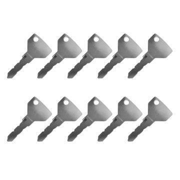 10Pcs Ignition Key 198360-52160 Yanmar Tractor EX450 EX2900 EX3200 SC2400 SC2450 New Holland Tractor 3630 5500 40 Series