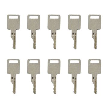 10Pcs Ignition Keys 6693245 For Bobcat
