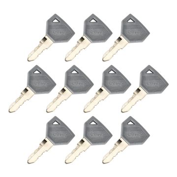 10Pcs Ignition Key 198360-52160 For Yanmar 
